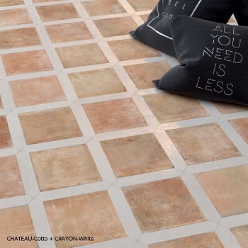 店舗 床タイル シャトー