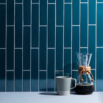 店舗 内装壁タイル プランク