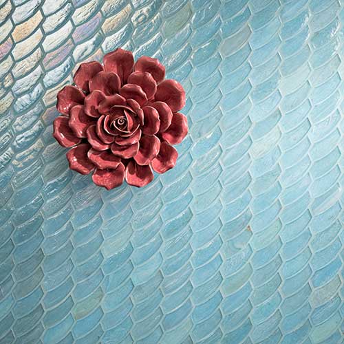 モザイクタイルのフェザー/ガラスモザイク