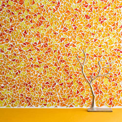 モザイクタイルのまんげきょう［万華鏡］/ガラスモザイク