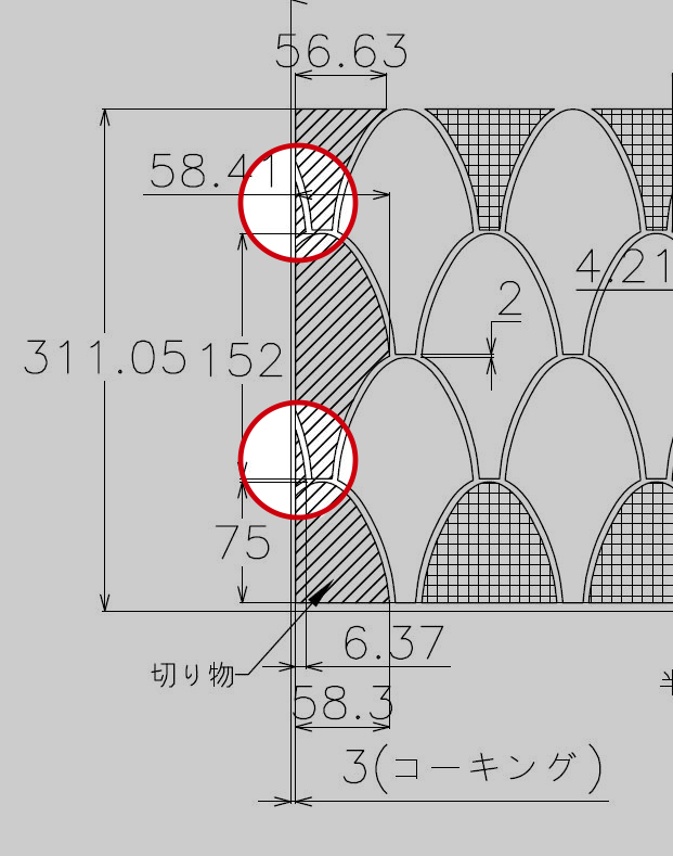 ピノグリの標準割付図