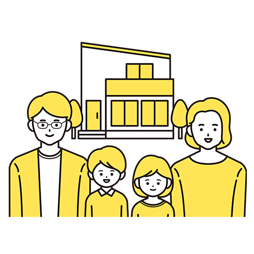 家族のイラスト