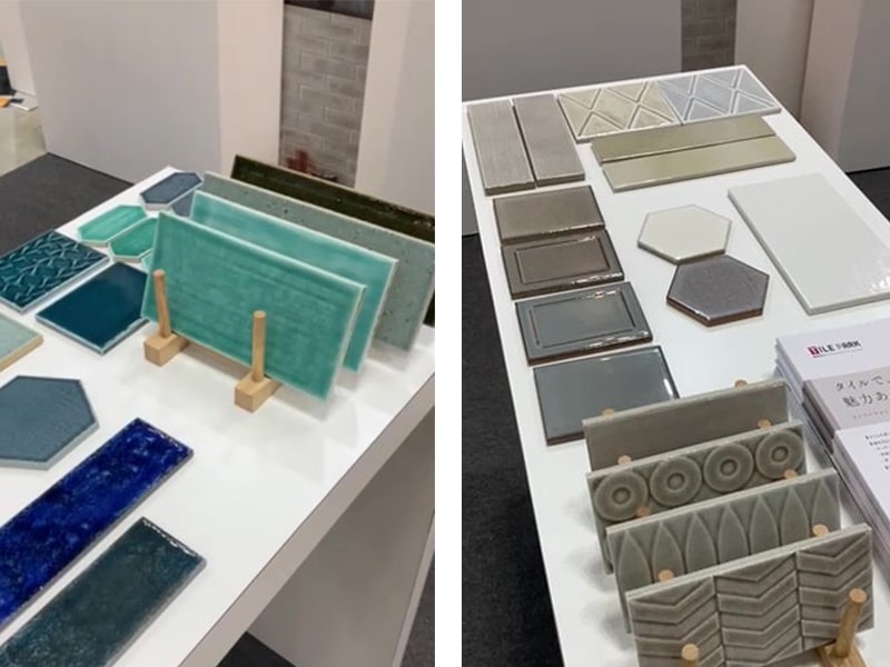 リフォーム産業フェア　展示台の様子