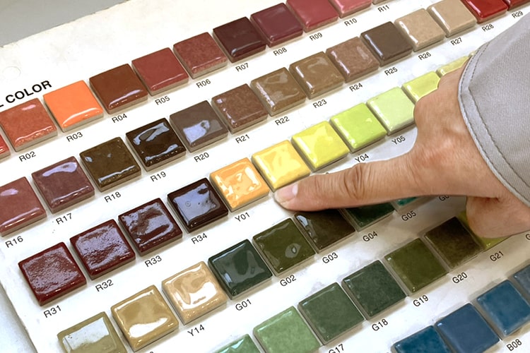 見本カラーチップ