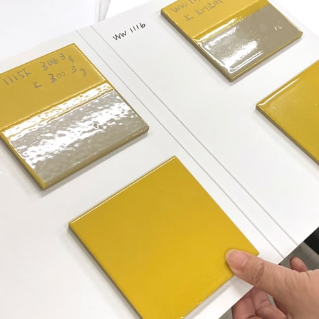 提出した見本焼き