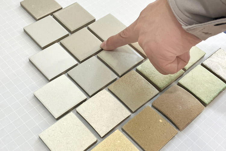 釉薬の三角座標