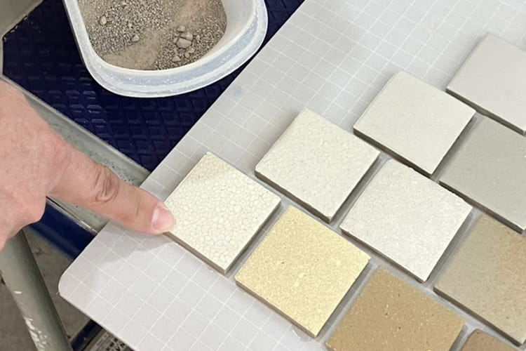 粘土100%の見本アップ