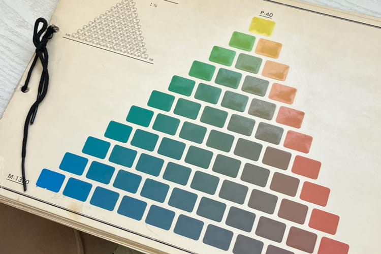 カラー三角座標