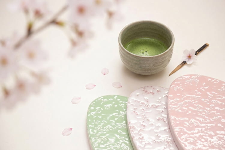 タイルと3色団子