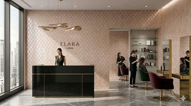 ベージュ寄りピンクの生成イメージ